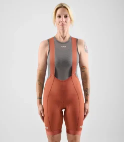 Women's Bib Shorts Orange