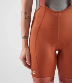 Women's Bib Shorts Orange