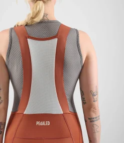 Women's Bib Shorts Orange