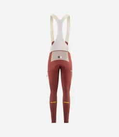 Women's Cargo Bib Tights Dark Red