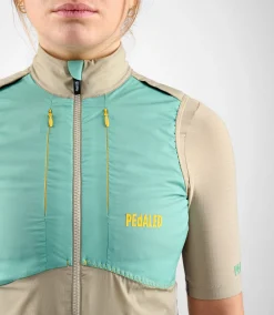 Women's Insulated Vest Light Green