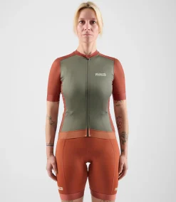 Women's Jersey Brick Red
