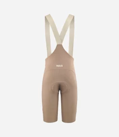 Women's Lightweight Bib Shorts Brown