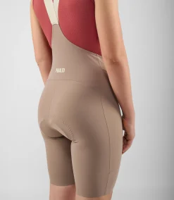 Women's Lightweight Bib Shorts Brown