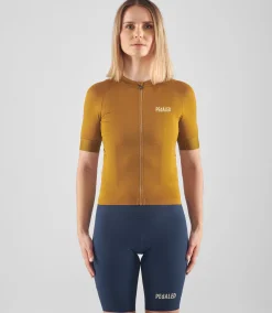 Women's Lightweight Jersey Mustard