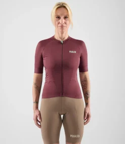 Women's Lightweight Jersey Burgundy