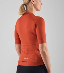 Women's Lightweight Jersey Brick Red