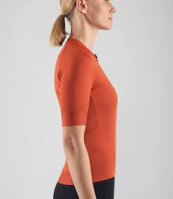Women's Lightweight Jersey Brick Red