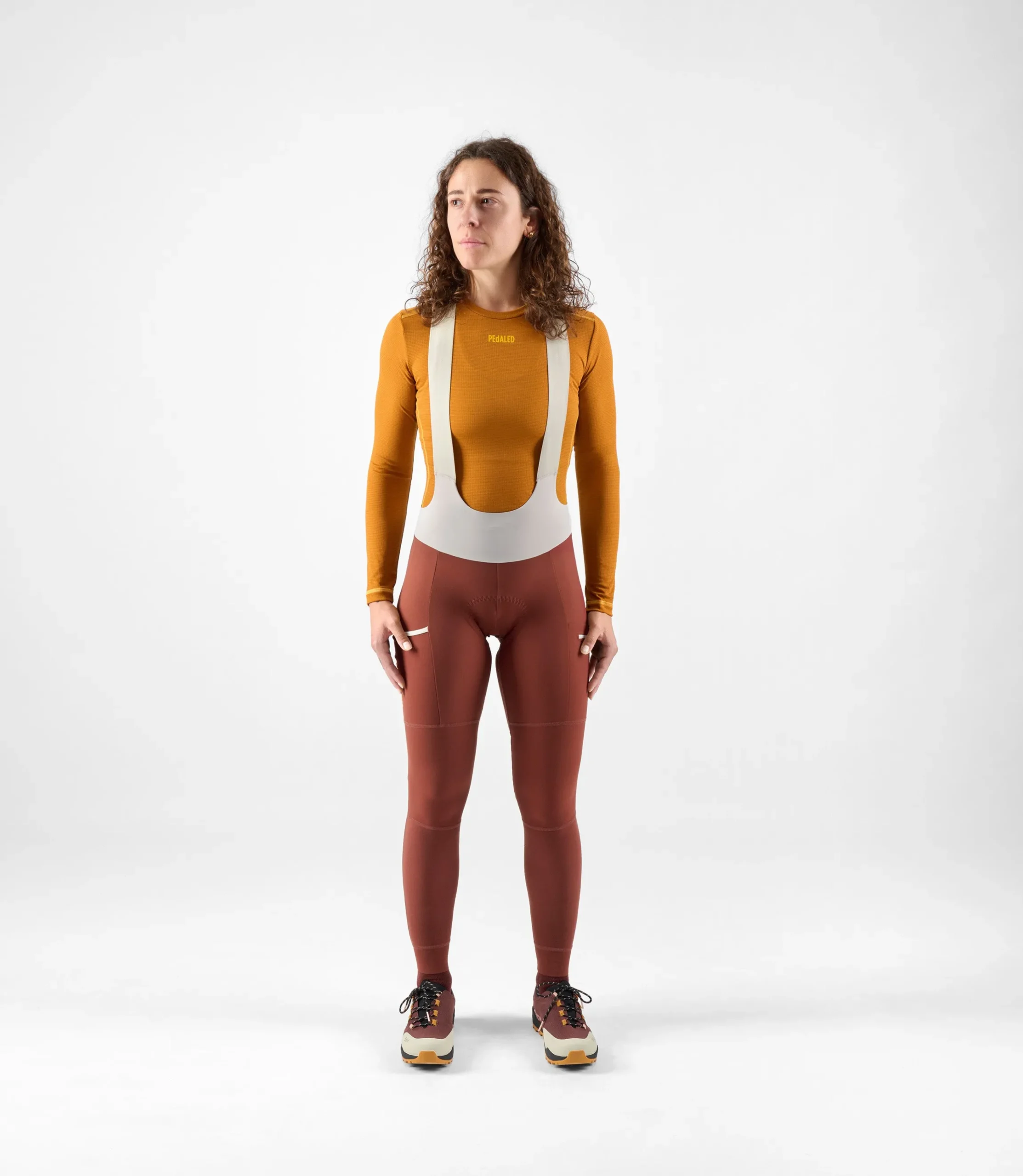 Women's Long Sleeve Base Layer Brown