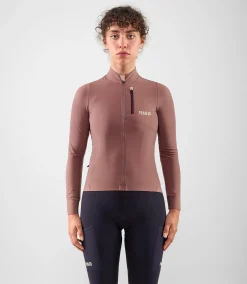 Women's Long Sleeve Jersey Dark Rose