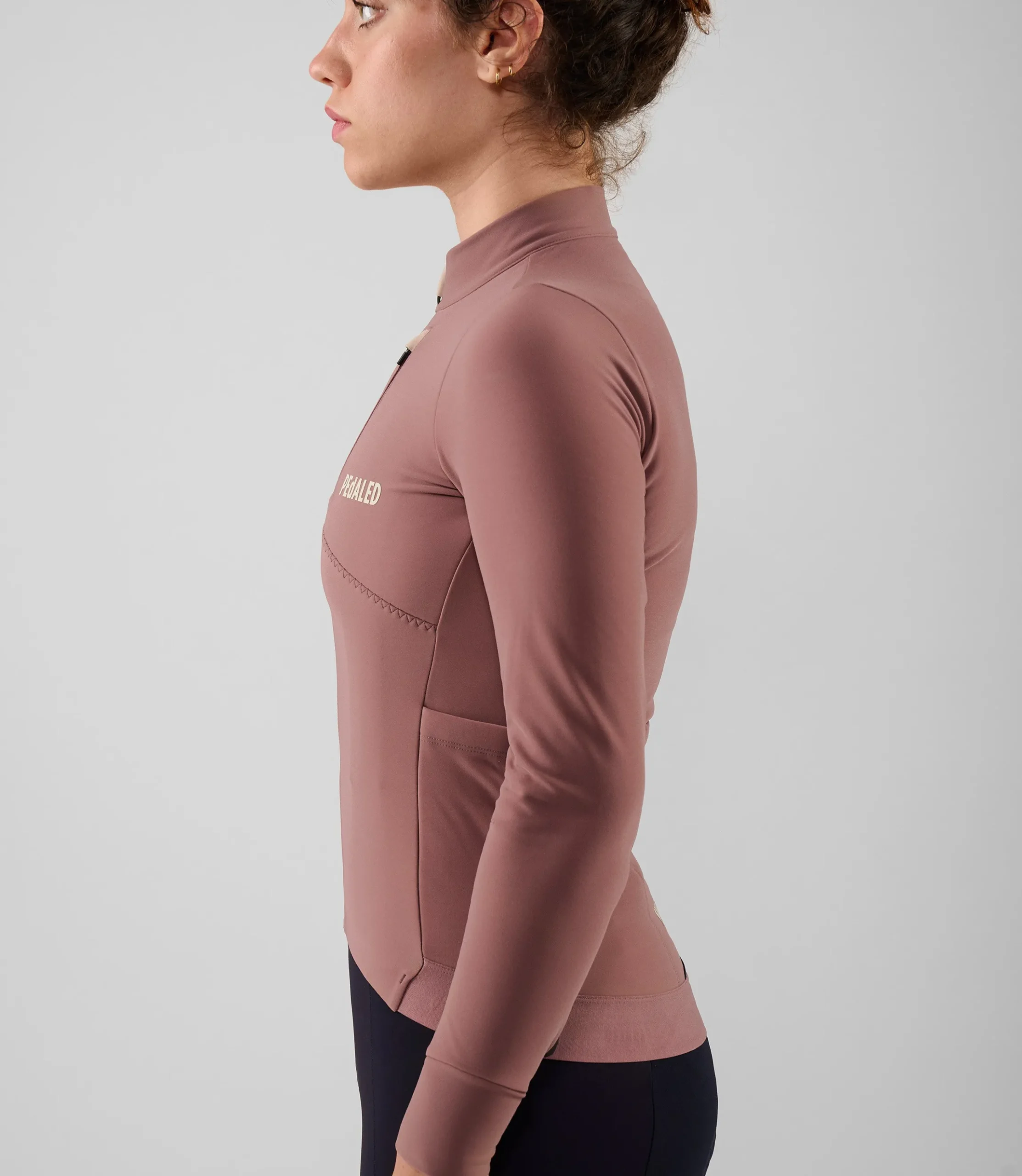 Women's Long Sleeve Jersey Dark Rose