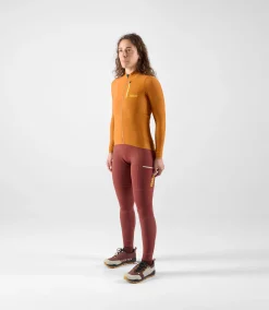 Women's Longsleeve Jersey Brown