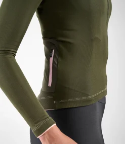 Women's Longsleeve Merino Jersey Green