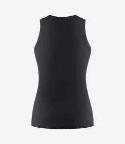 Women's Merino Base Layer Sleeveless Black
