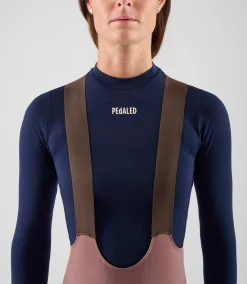 Women's Merino Base Layer Dark Navy
