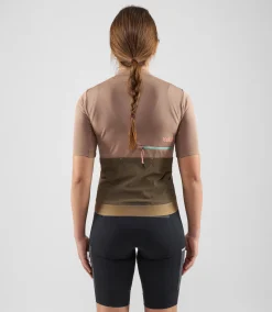 Women's Merino Jersey Brown