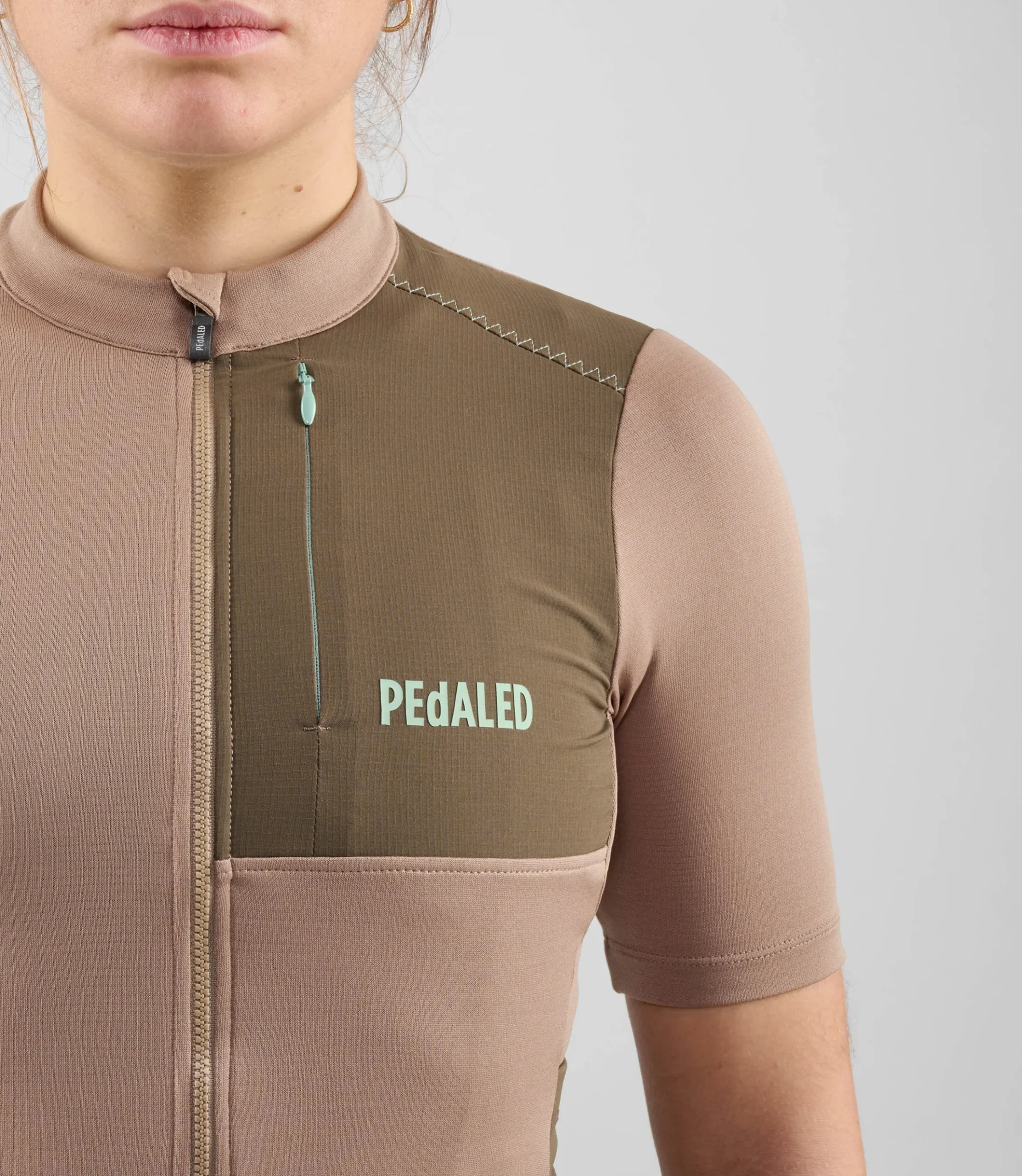 Women's Merino Jersey Brown