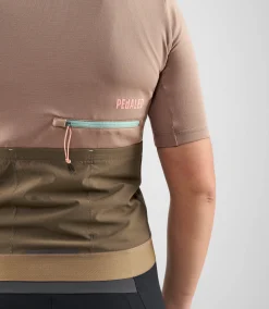 Women's Merino Jersey Brown