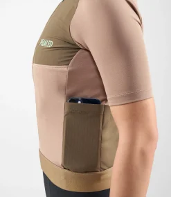 Women's Merino Jersey Brown