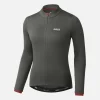 Women's Merino Long Sleeve Jersey Grey Ink