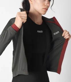 Women's Merino Long Sleeve Jersey Grey Ink