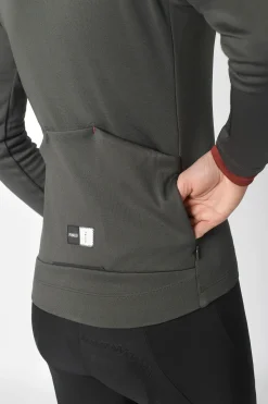 Women's Merino Long Sleeve Jersey Grey Ink
