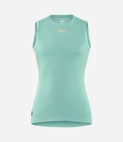 Women's Power Dry® Base Layer Sleeveless Light Green