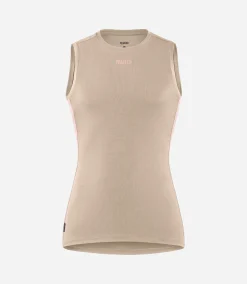 Women's Power Dry® Base Layer Sleeveless Beige