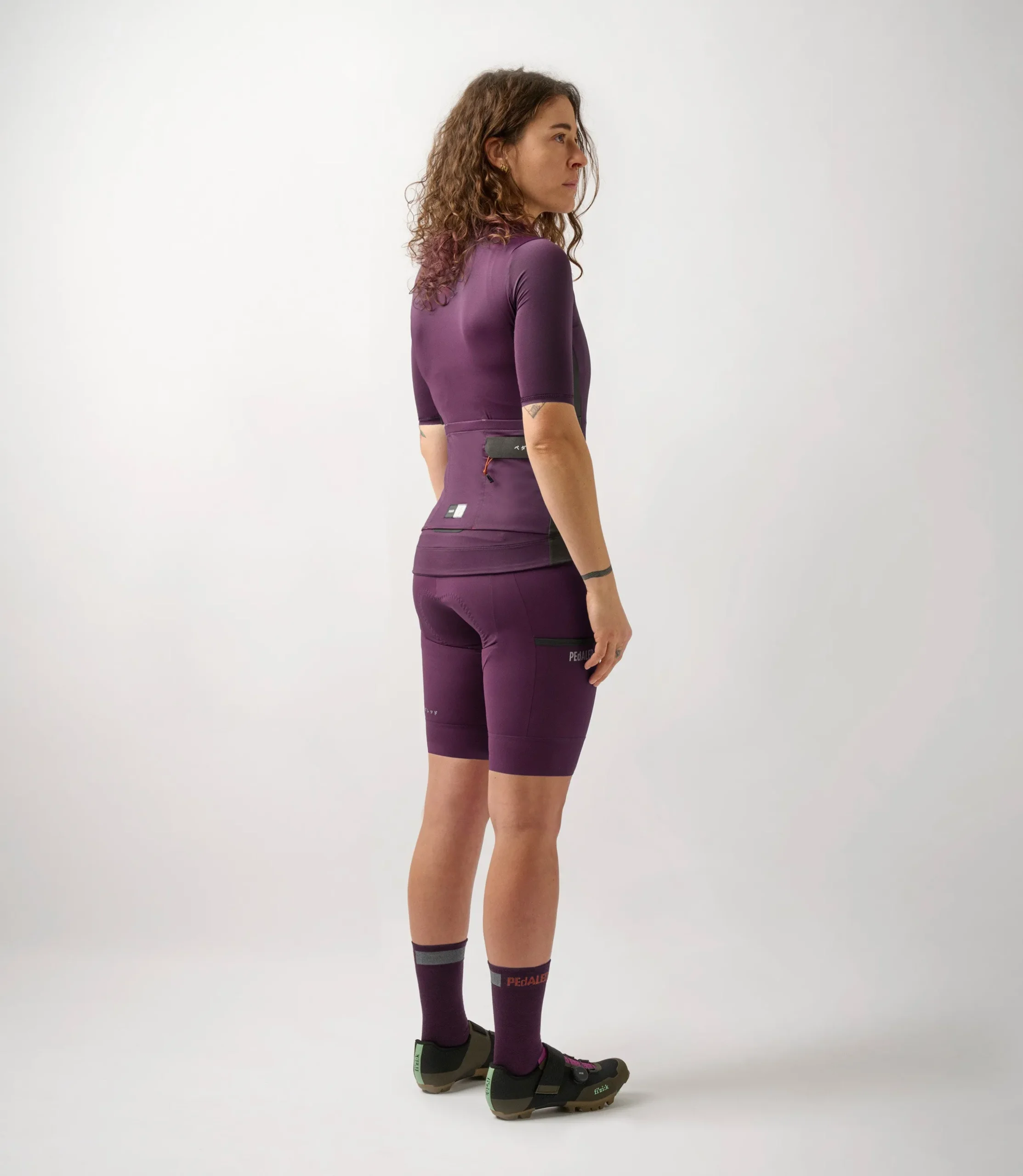 Women's Short Sleeve Cargo Jersey Purple