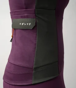 Women's Short Sleeve Cargo Jersey Purple