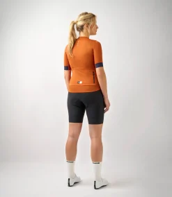 Women's Short Sleeve Jersey Bombay Brown