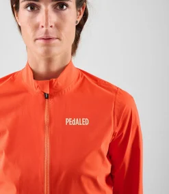 Women's Waterproof Jacket Orange