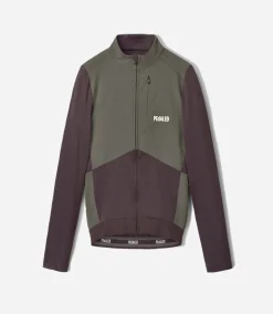 Women's Windblock Merino Jersey Raisin Purple