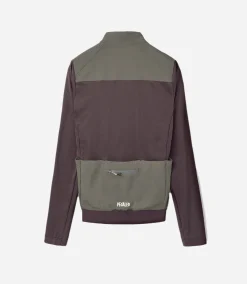 Women's Windblock Merino Jersey Raisin Purple