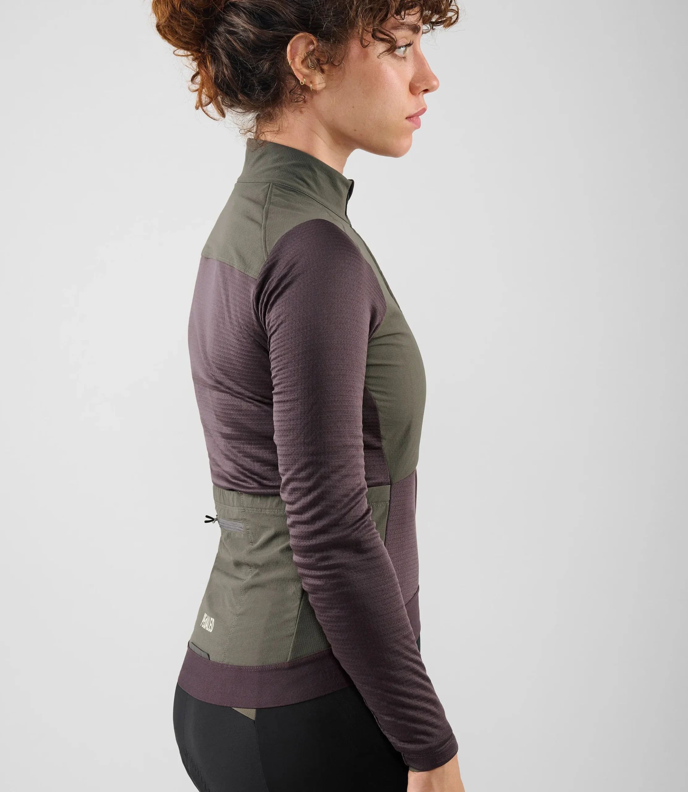 Women's Windblock Merino Jersey Raisin Purple