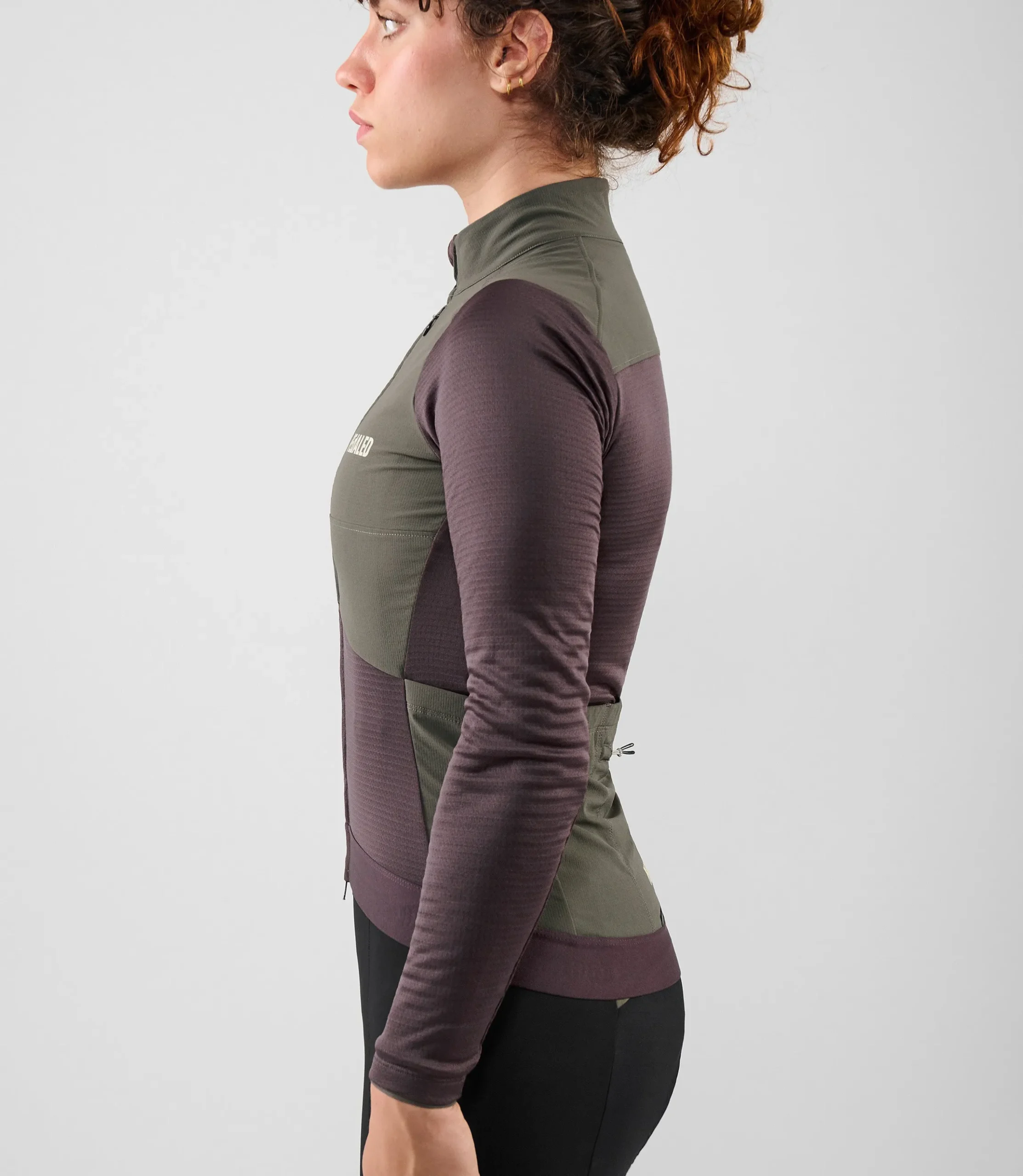 Women's Windblock Merino Jersey Raisin Purple