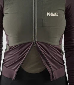 Women's Windblock Merino Jersey Raisin Purple