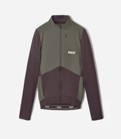 Women's Windblock Merino Jersey Raisin Purple