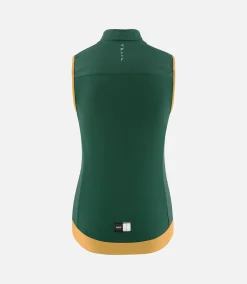 Women's Windproof Vest Dark Green